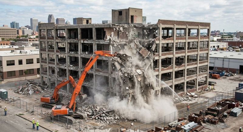 Commercial Site Demolition in Houston, TX